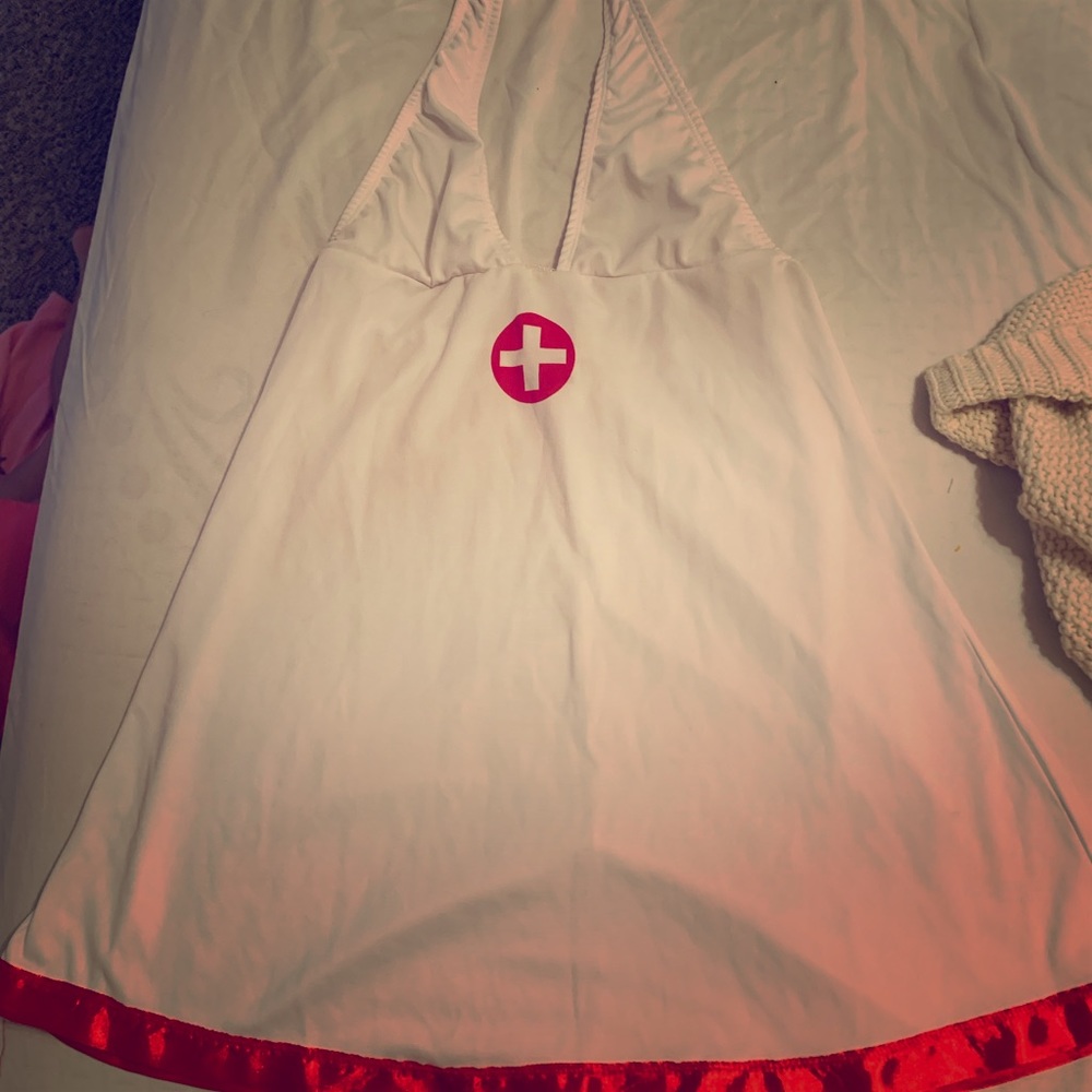 Naughty nurse lingerie outfit